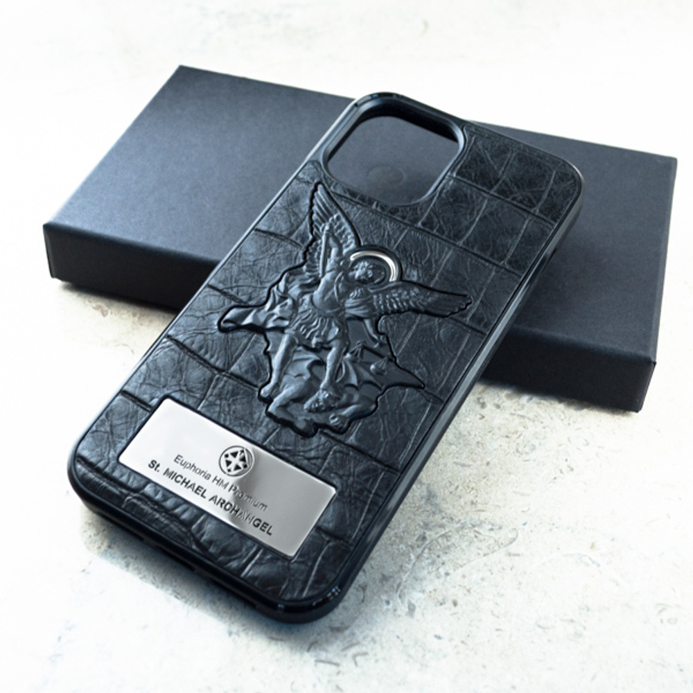 Дизайнерский чехол iPhone с Архангелом Михаилом - Euphoria HM Premium - категория премиум класс