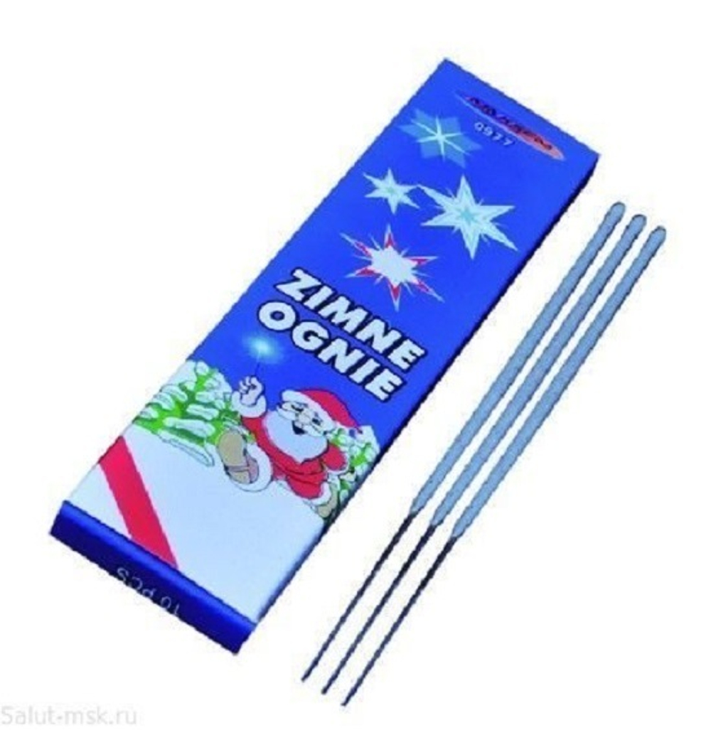 Бенгальские огни (Свечи) 30 сек. 16 см. 10 шт.