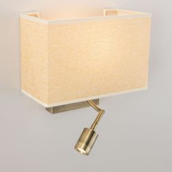 Citilux Декарт CL704303 Бра с бежевым абажуром и диммером