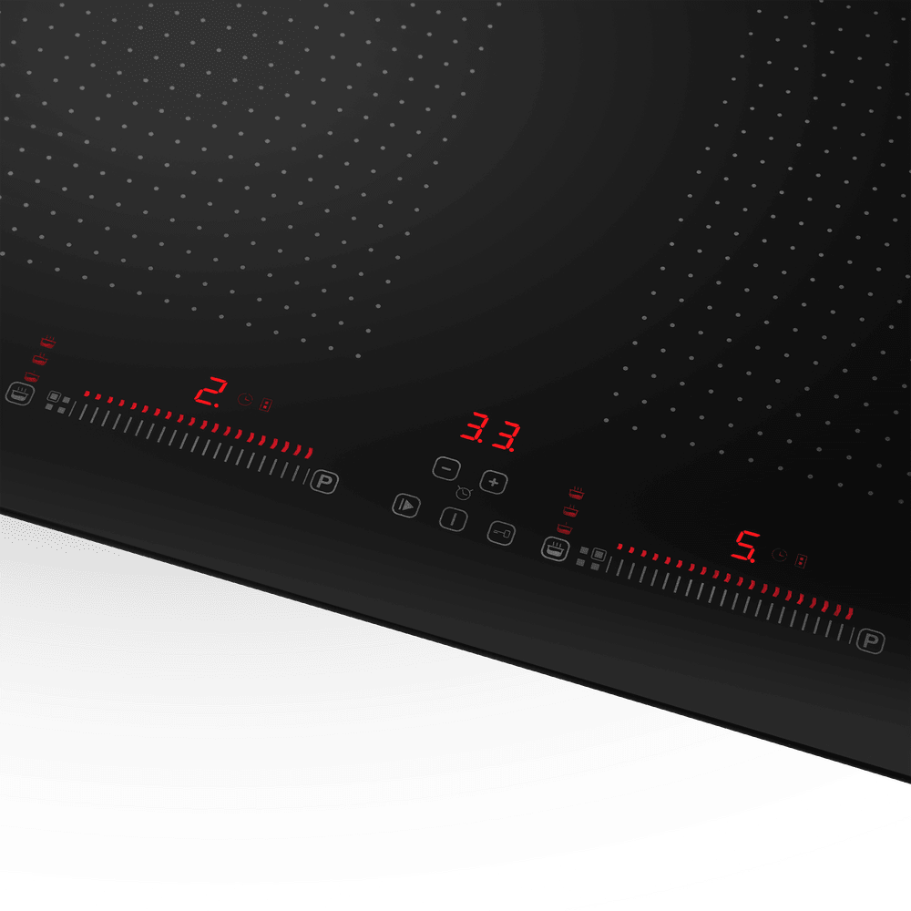 Индукционная варочная панель с двумя Flex Zone и Booster MAUNFELD CVI594SF2BK