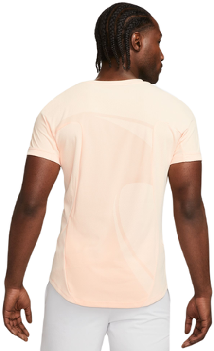 Мужская теннисная футболка Nike Dri-Fit Rafa Tennis Top - ice peach/black