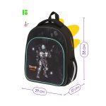 Ранец Berlingo Expert Plus Robotics gamin 36х27х14см, 2 отд., анатомическая спинка