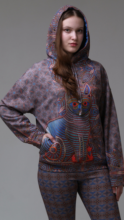 Худи «Кот Казанский» (серия "Русский лубок")