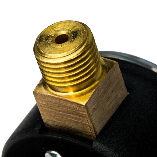 Манометр радиальный Stout 1/4", 4 бара, 50 мм с указателем предела (SIM-0008-500408)