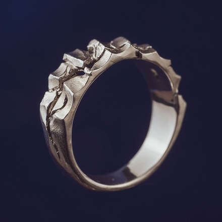 Кольцо "Каннелюра"