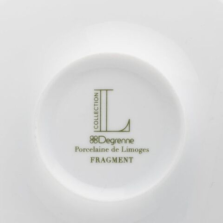 Блюдце для кофейной чашки 12.6см Guy Degrenne Collection L Fragment белое