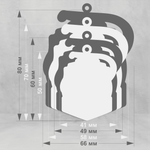 Акриловая медаль Гольф 1773-050
