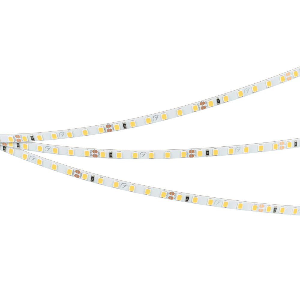 Светодиодная лента RT-A120-5mm 24V Day4000 (9.6 W/m, IP20, 2835, 5m) (Arlight, узкая) 015648(2)