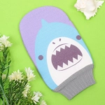 Мочалка-варежка для тела детская «Water Magic - Окулёнок Гроза», цвет как на фото, 24,5*14 см (ZIP пакет)