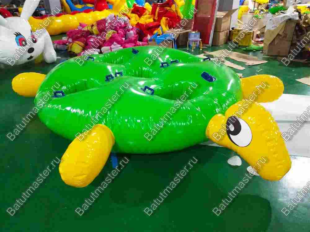 Надувная командная игра «Звериная гонка Черепашка» 3,4×2,45×0,4 м