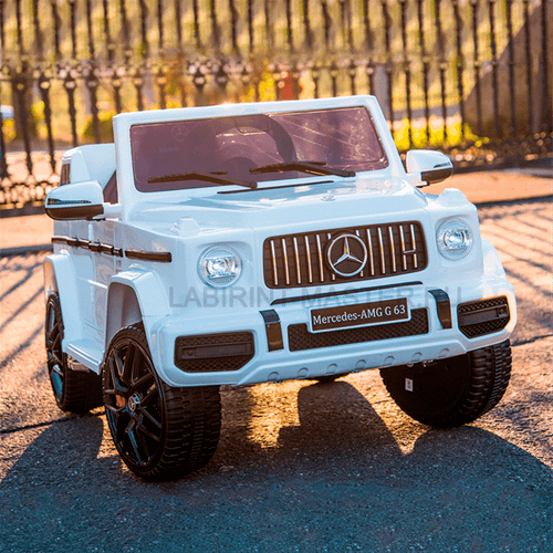 Детский электромобиль "Mercedes-Benz  G63" 12V,белый