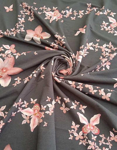 Футер (принт). Орхидеи