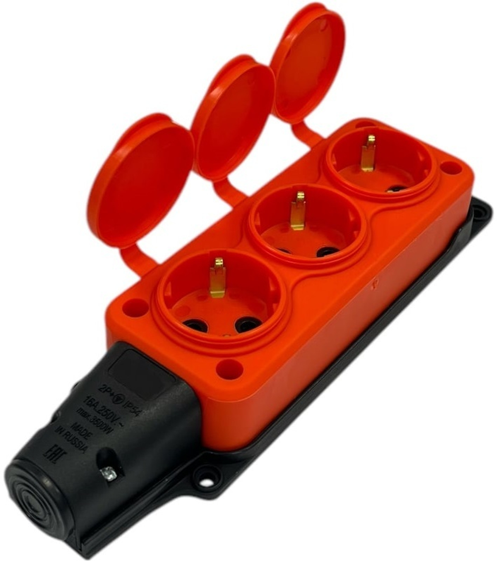 Удлинитель силовой iTOK i-CONNECT-COLOR-SU-PVS-310-3-54-30-ORANGE