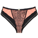 Трусики-слипы со средней линией талии и тигриным принтом (Размер: S) (Цвет: тигровый)