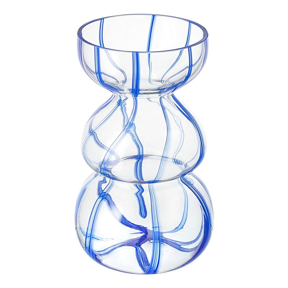 Ваза Marine, 25 см, синяя