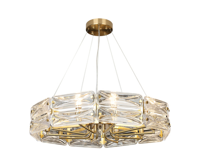 07598-80,36 Люстра Тира латунь d80