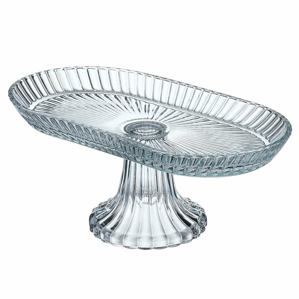 Блюдо на ножке овальное 28*14*12см, 675-131