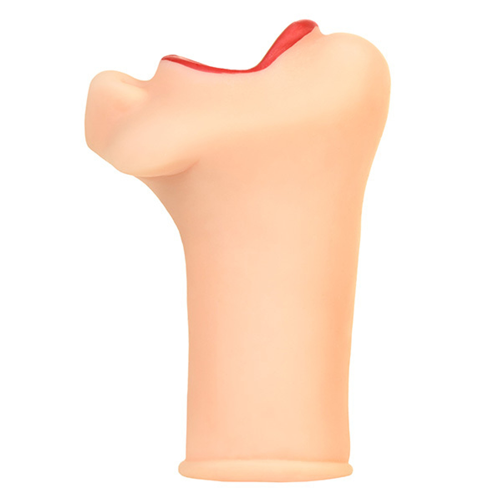 Телесный реалистичный мастурбатор-ротик 12,6см ToyFa Juicy Pussy Lips 893005