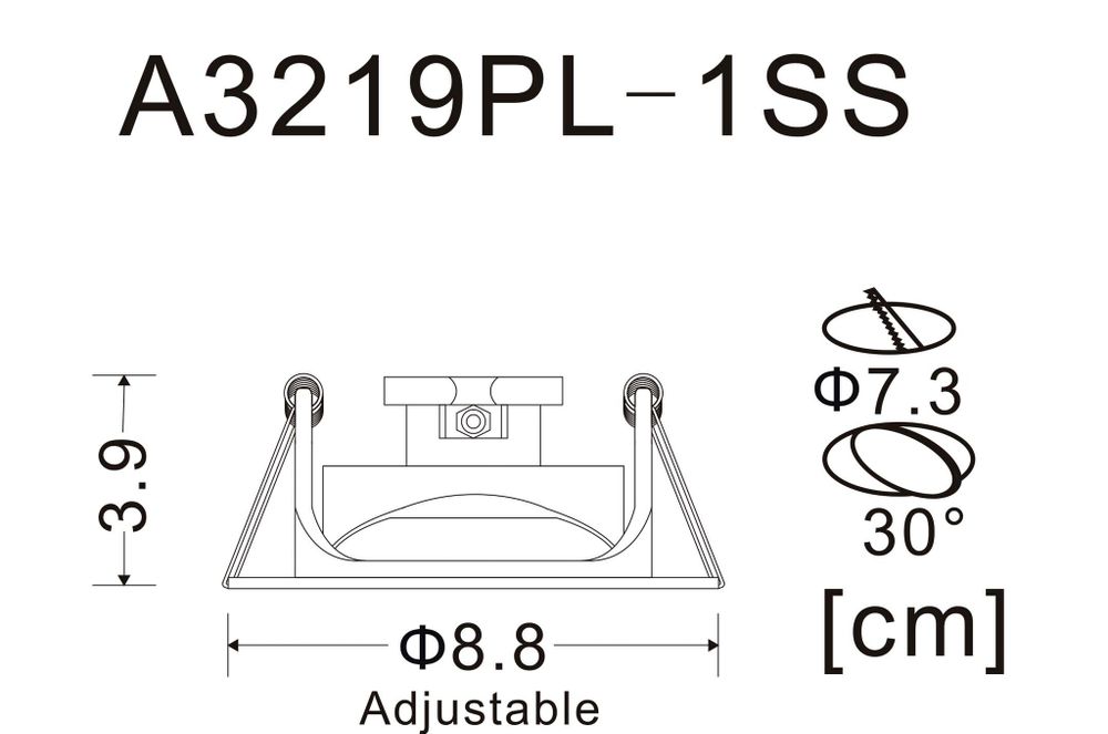Точечный встраиваемый светильник Arte Lamp