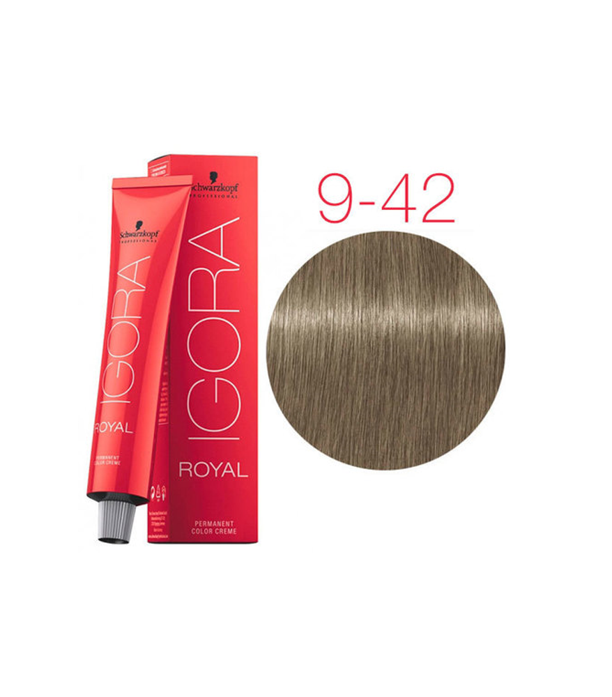 IGORA ROYAL  Перманентный крем-краситель для волос 60 мл  9-42