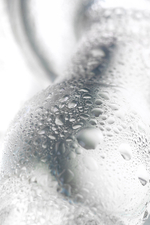 Анальная втулка стеклянная прозрачная 10,5 см