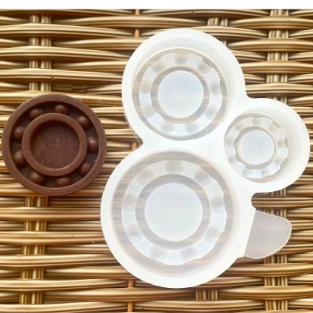 Молд для шоколада Подшипники 3,4,5 см (3шт)