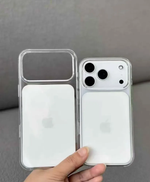 Clear case с КНОПКОЙ и анимацией для iPhone 17