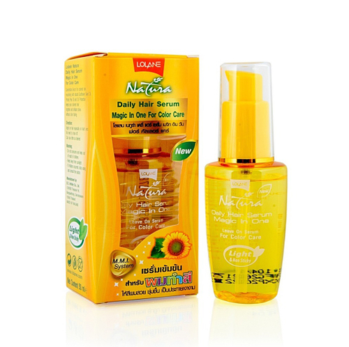 Сыворотка для окрашенных волос Daily hair serum magic in one Lolane Natura