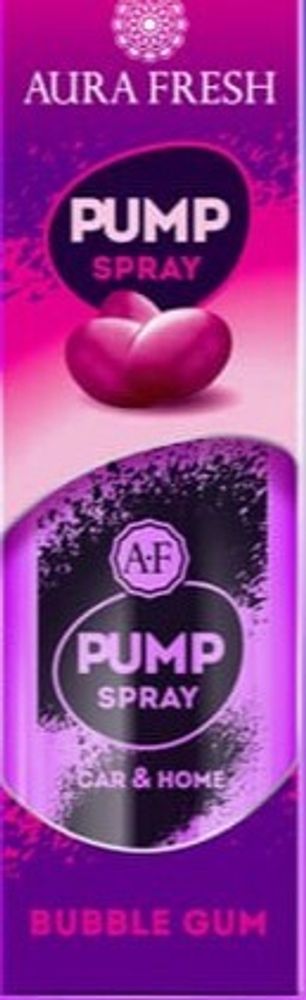 Аром-р AURA FRESH SPRAY Bubble Gum50 мл (стекло)  кор.-30шт