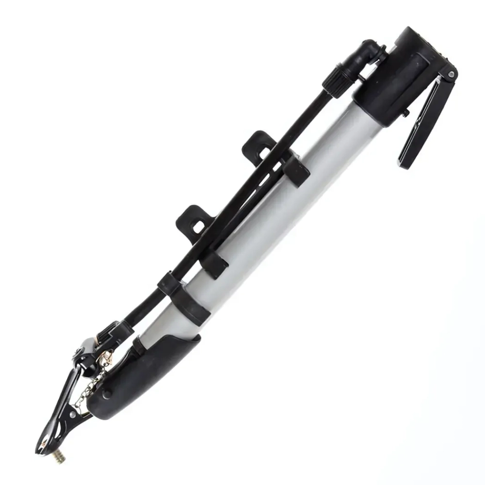 Насос ручной 32 см со шлангом и упором + 2 насадки