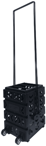 Корзина для мячей TL36 Mini Black (на 36 мячей, с колесами), арт. TL36BLACK