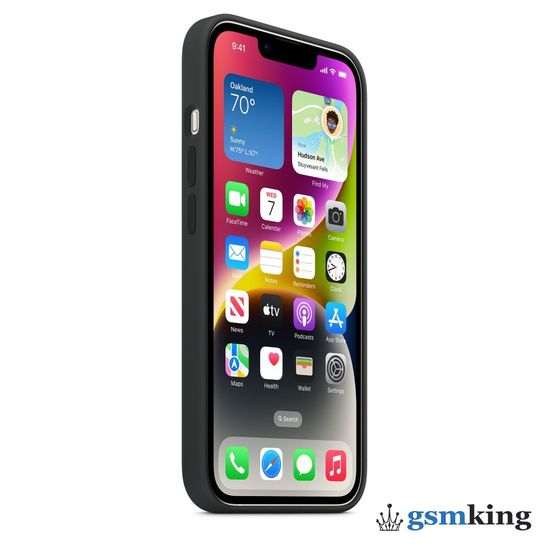 Apple Silicone Case with MagSafe iPhone 14 Midnight (Тёмная ночь) MPRU3ZM/A