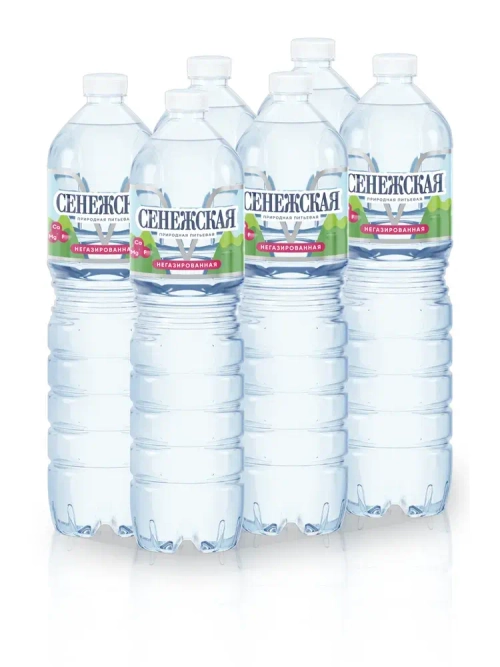 Вода негазированная Сенежская промо-пак, 6 шт х 1,5 л