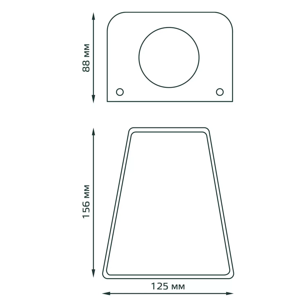 Св-к Gauss Садово-парковый Sigma настен.архитект, 35W GU10, 125*88*156mm, 170-240V/50HZ IP54 GD163