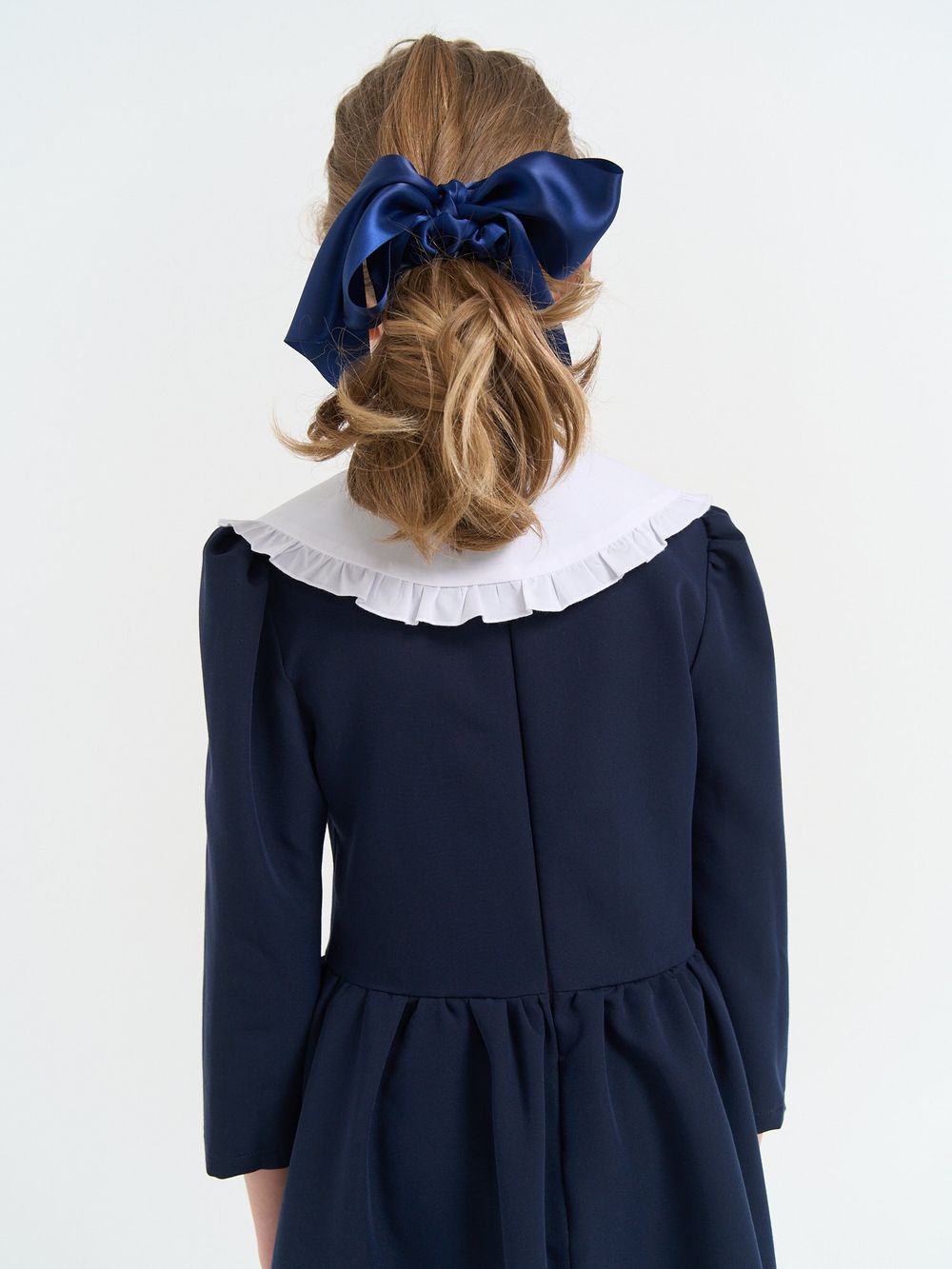 Воротник с рюшей "Белый" 7+