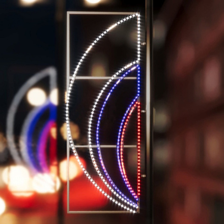 светодиодная консоль "Факел триколор"