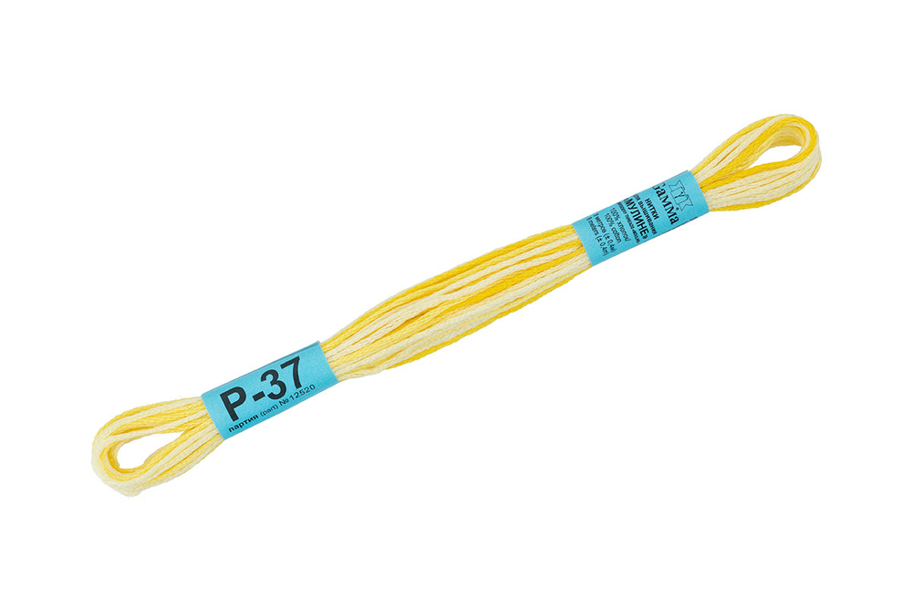 Мулине "Gamma" меланж, 8 м, 100% хлопок, № Р-37