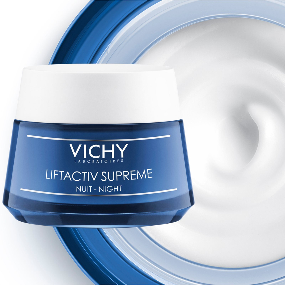 Vichy Liftactiv Supreme - укрепляющий ночной крем против морщин с эффектом лифтинга /   50  ml  / GTIN 3337871322502