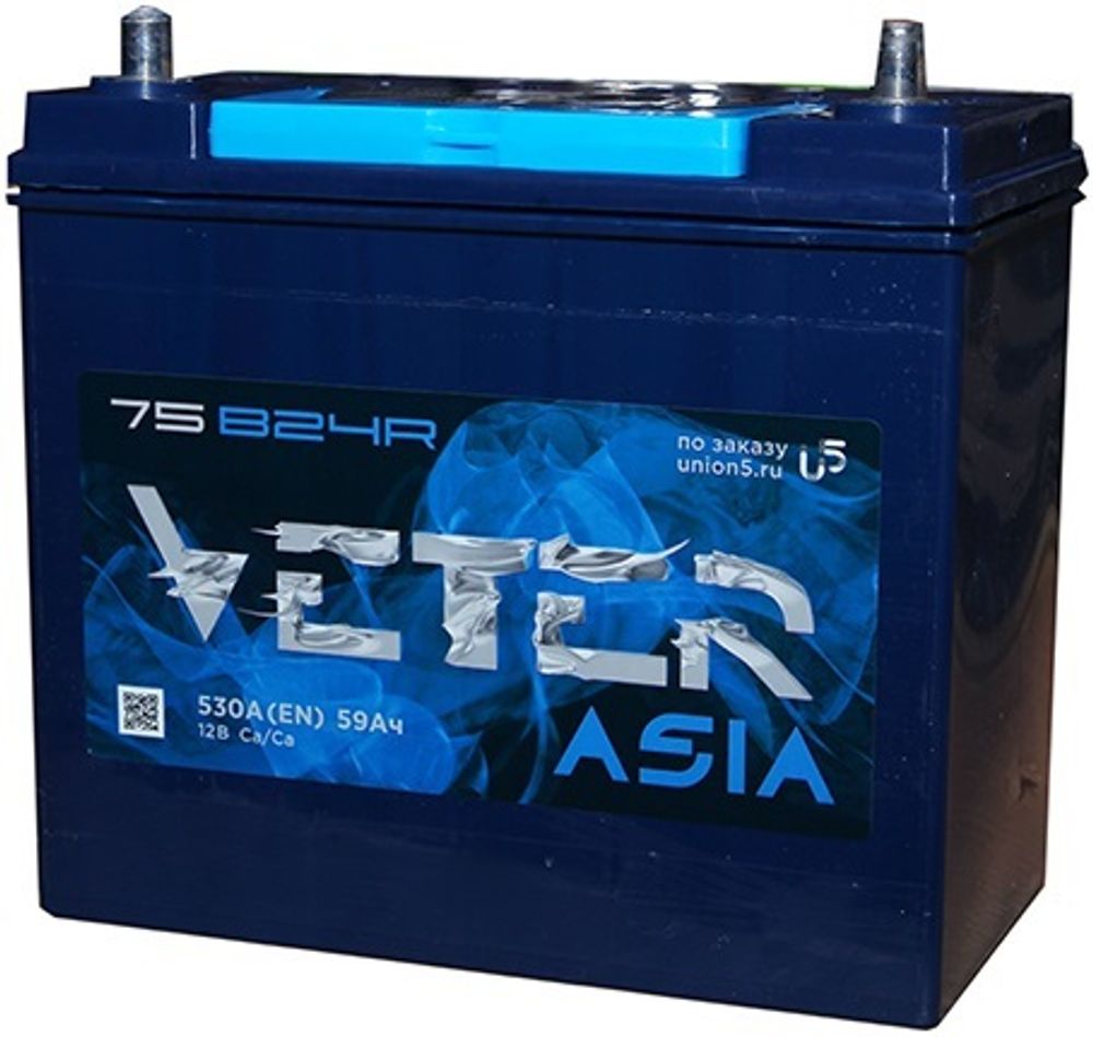 VETER Asia 6CT- 59 ( 75B24 ) аккумулятор