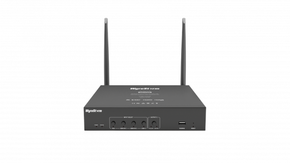 Wyrestorm SW-540-TX-W - HDBaseT презентационный коммутатор 4K30 40 м, с 4 входами USB 2.0, мультивью. режим и (поддержка AirPlay и др.)