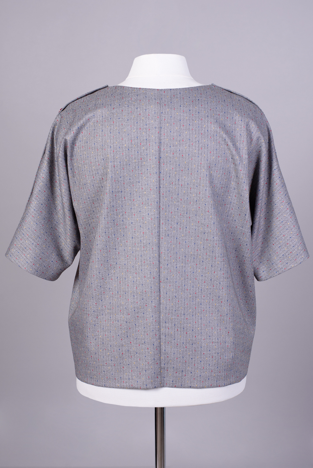 Блузка женская 3312ЛП, серый #37С093312ЛП