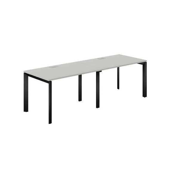 Рабочая станция Призма s-b-s 2400х800х750 П‑образный каркас PR.223