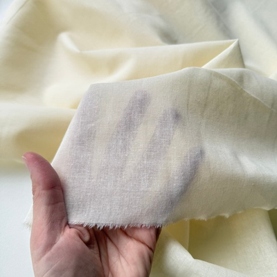 Батист подкладочный Сливочный (плотность 90 гр/м2)