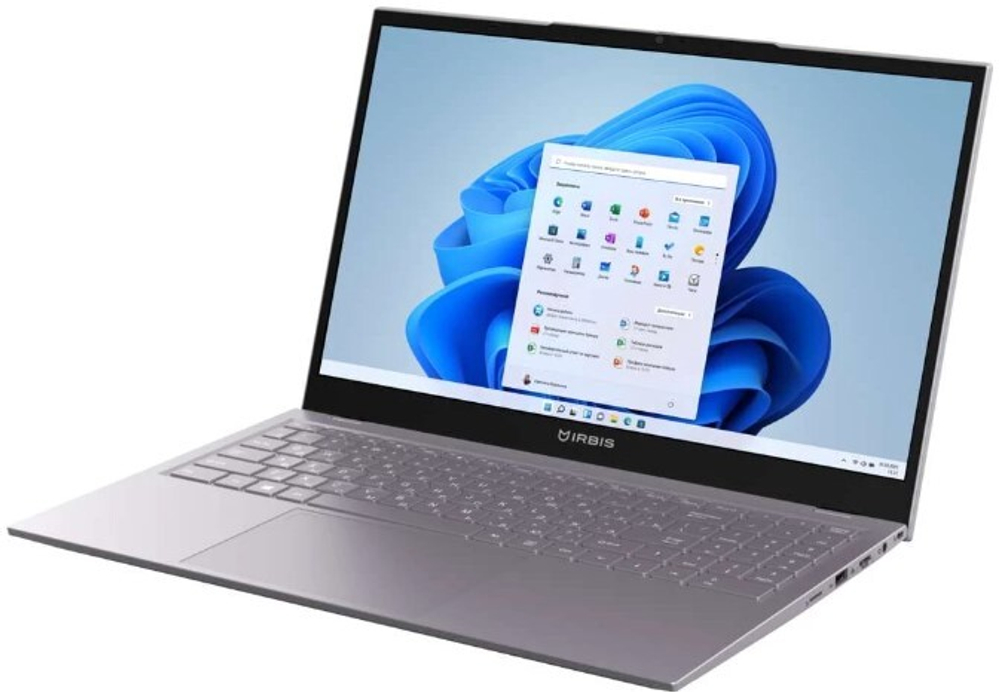 Ноутбук  Irbis 15N 15.6 ", Core i5, 32 Гб RAM, 1 Тб SSD, Iris Xe Graphics, Серый