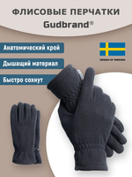 Перчатки флисовые Goodbrand Simon, артикул 202, цвет Черный