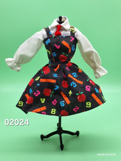 Одежда для куклы Барби винтаж платье 02024