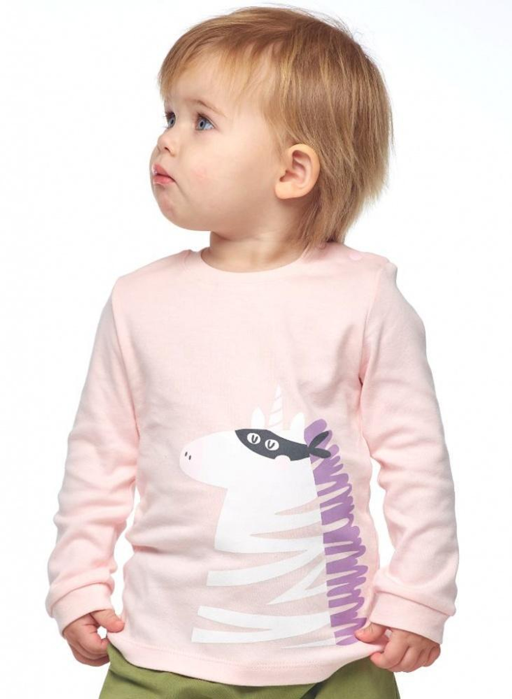 Лонгслив д/дев,р.68,розов,(UMKA),406-027-02-202