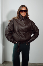 Куртка демисезонная из экокожи