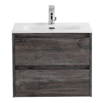 Тумба подвесная с раковиной BelBagno KRAFT 39-600/390-2C-SO-PP