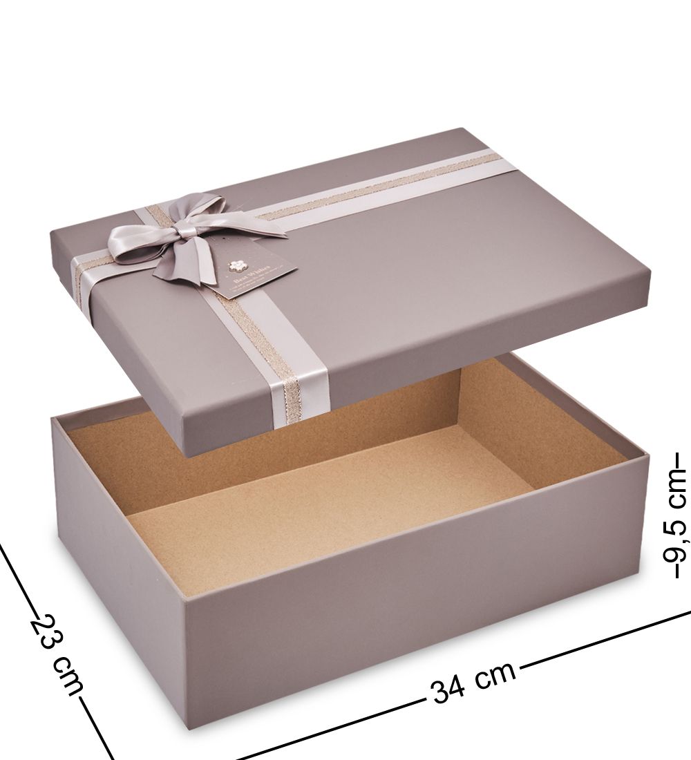 WF-183-B Набор коробок из 3 шт, серо-коричневый